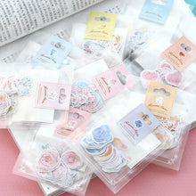 Load image into Gallery viewer, 70pcs/ pack Kawaii Stickers Romantic Small Sticker Painted Watercolor Diary Photo Decorative Stickers