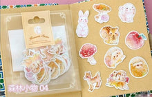 Load image into Gallery viewer, 70pcs/ pack Kawaii Stickers Romantic Small Sticker Painted Watercolor Diary Photo Decorative Stickers