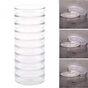10pcs 35mm Clear Petri Dishes Affordable For microorganisms Cell Clear Sterile Chemical Instrument Drop Shipping #20