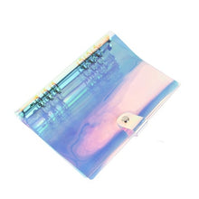 Load image into Gallery viewer, A5 A6 Laser transparent Notebook Planner Organizer Paper Planner Inner Page ring binder Diary Bullet Journal Notebook Wholesale