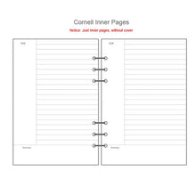 Load image into Gallery viewer, A5 A6 Laser transparent Notebook Planner Organizer Paper Planner Inner Page ring binder Diary Bullet Journal Notebook Wholesale