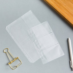 A5 A6 Laser transparent Notebook Planner Organizer Paper Planner Inner Page ring binder Diary Bullet Journal Notebook Wholesale