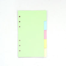 Load image into Gallery viewer, A5 A6 Laser transparent Notebook Planner Organizer Paper Planner Inner Page ring binder Diary Bullet Journal Notebook Wholesale