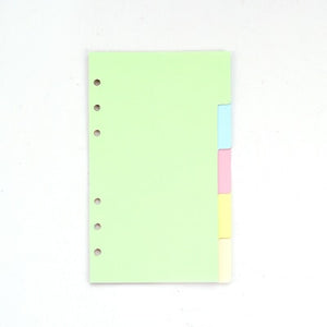 A5 A6 Laser transparent Notebook Planner Organizer Paper Planner Inner Page ring binder Diary Bullet Journal Notebook Wholesale