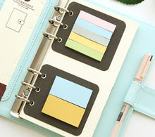 Load image into Gallery viewer, A5 A6 Laser transparent Notebook Planner Organizer Paper Planner Inner Page ring binder Diary Bullet Journal Notebook Wholesale