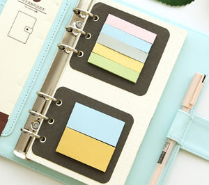 A5 A6 Laser transparent Notebook Planner Organizer Paper Planner Inner Page ring binder Diary Bullet Journal Notebook Wholesale