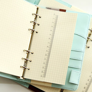 A5 A6 Laser transparent Notebook Planner Organizer Paper Planner Inner Page ring binder Diary Bullet Journal Notebook Wholesale