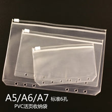 Load image into Gallery viewer, A5 A6 Laser transparent Notebook Planner Organizer Paper Planner Inner Page ring binder Diary Bullet Journal Notebook Wholesale